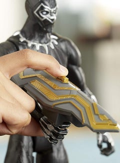 مارفل لعبة Marvel Avengers Titan Hero Series Blast Gear Deluxe Black Panther مقاس 12 بوصة مستوحاة من Marvel Comics  - Image 3