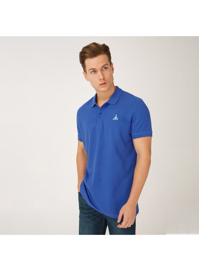 Biggdesign Sailboat Stylish Casual Polo Navy Blue - Image 3