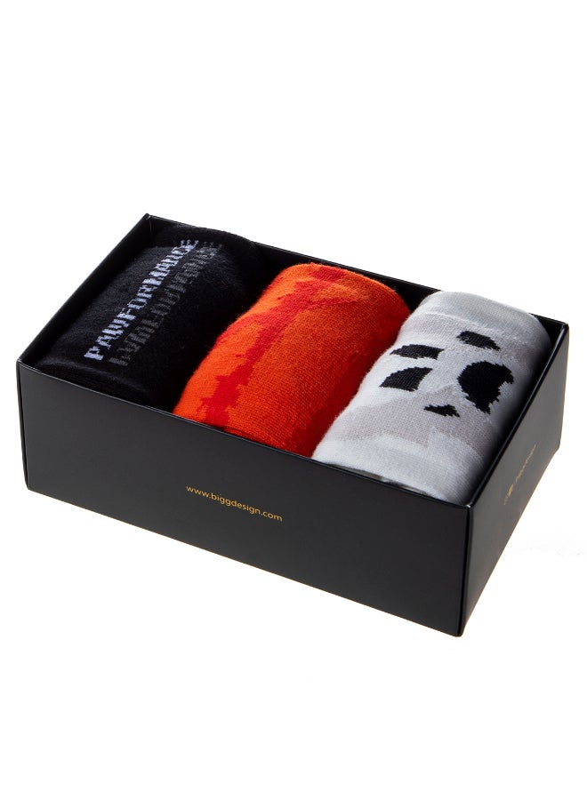 Biggdesign 3 Pair Of Printed Socks Multicolour  - Image 4