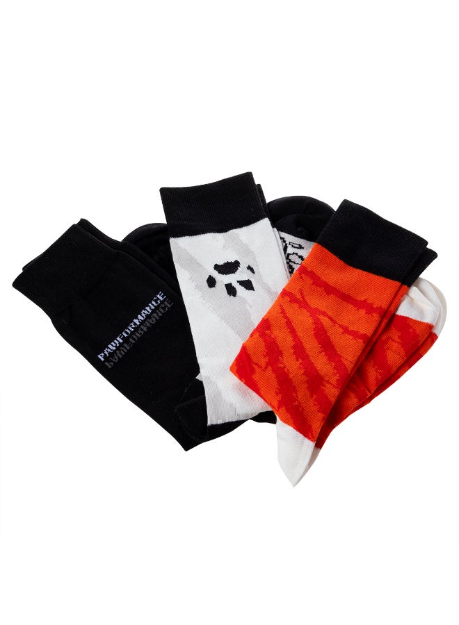 Biggdesign 3 Pair Of Printed Socks Multicolour  - Image 3