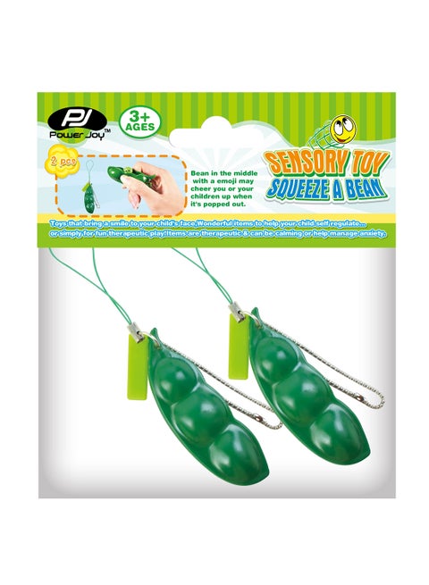Sensory Toy Squzeeze A Bean 2 Pieces 6.5cm