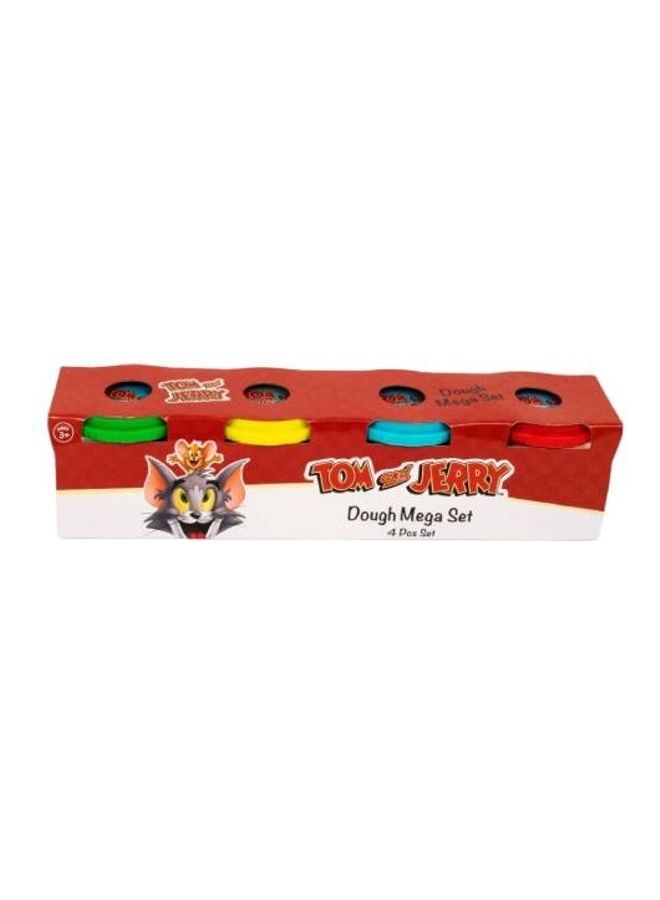 Tom And Jerry 4-Piece Mega Dough Set  - Image 1