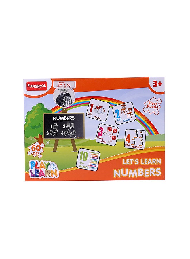 60 Pieces Play And Learn Number Floor Puzzle  For Kids - v1624429532/N25254908A_3