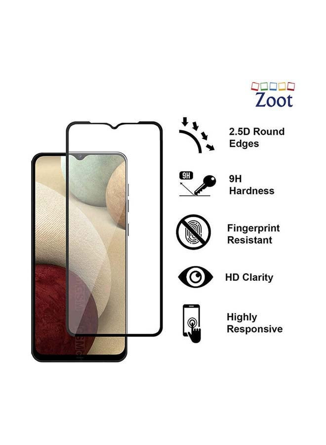 Zoot Tempered Glass Screen Protector For Samsung Galaxy A12 6.5inch black - Image 2