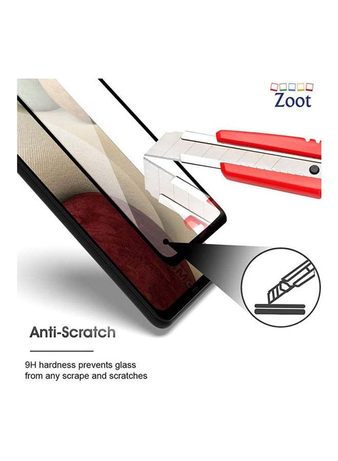 Zoot Tempered Glass Screen Protector For Samsung Galaxy A12 6.5inch black - Image 3