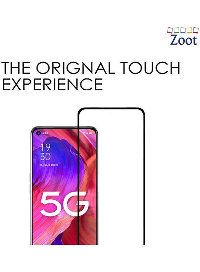 Zoot Tempered Glass Screen Protector Comaptible For Oppo A93 5G black - Image 3