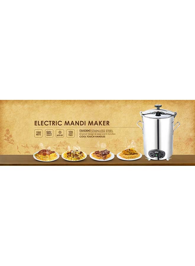 Sanford - Electric Mandi Maker 1300W 1300.0 W SF8401EMM Silver - Image 1