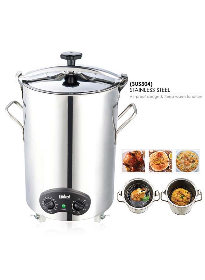 Sanford - Electric Mandi Maker 1300W 1300.0 W SF8401EMM Silver - Image 1