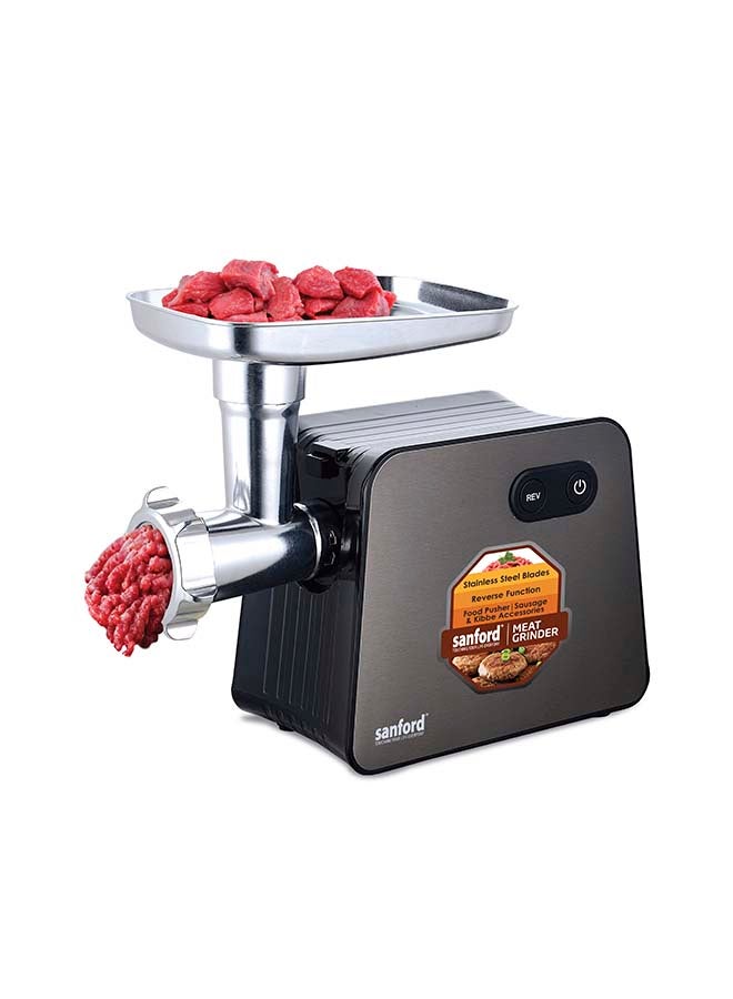 Sanford - Meat Grinder Mincer 2000W 2000.0 W SF5858MG B Black/Silver - Image 1