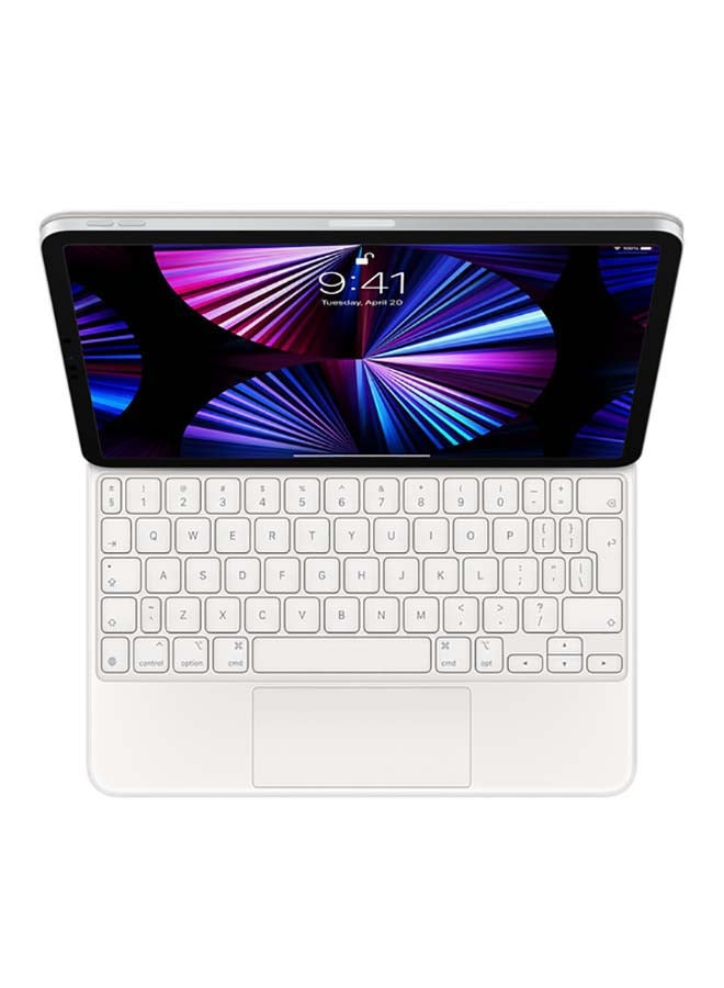 Magic Keyboard for iPad Air 11-inch (M2) - International English - White White - v1624430890/N48488999A_2