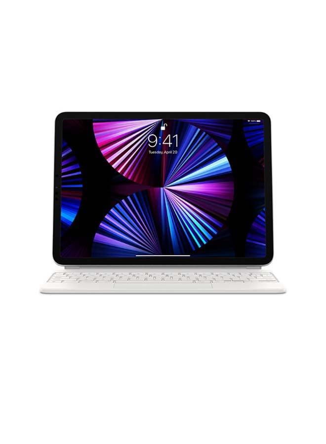 Apple - Magic Keyboard for iPad Air 11-inch (M2) - White - Image 1