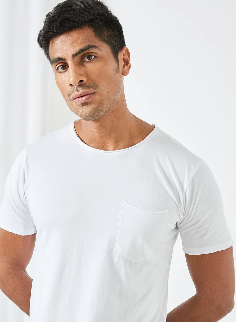 LINDBERGH Single Pocket T-Shirt White