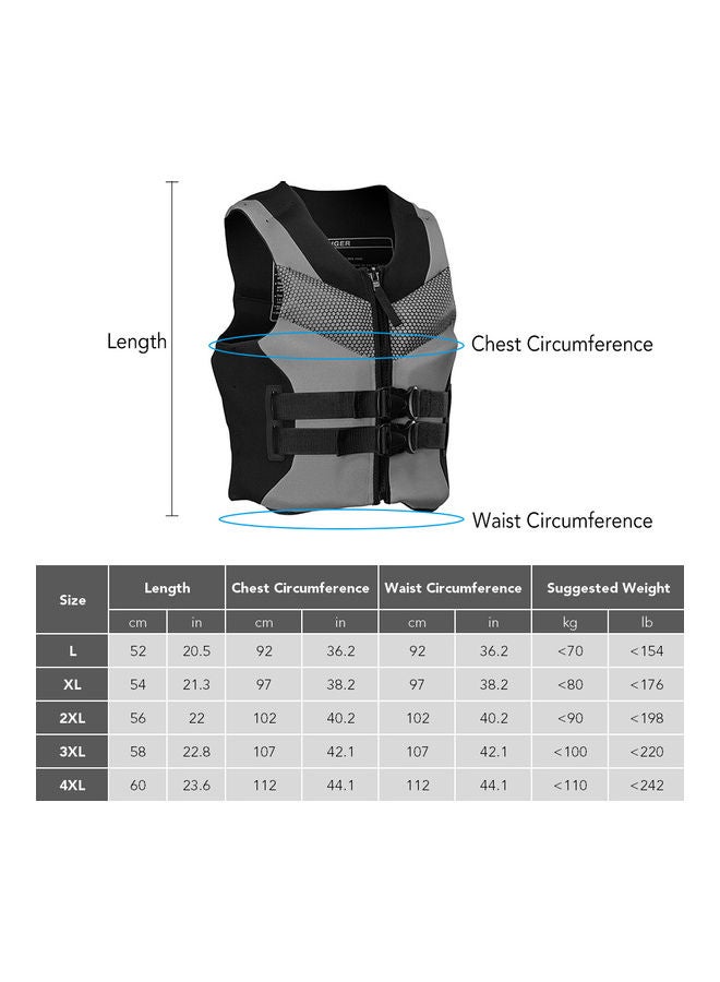 Generic Portable Buoyancy Swimming Vest  XL  - Image 4