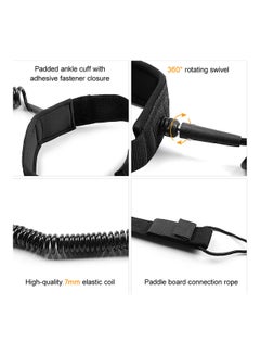 Generic Surfboard Connection Rope with Padded Ankle Cuff 80cm  - Image 2