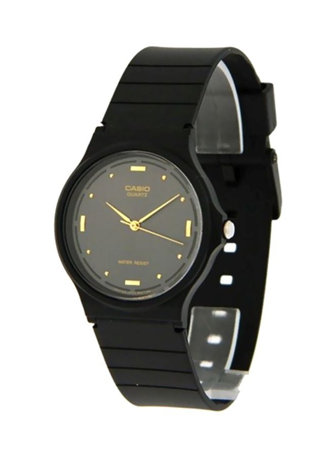 كاسيو ساعة يد بعقارب مقاومة للماء طراز MQ-76-1A - مقاس 34 مم - لون أسود للنساء - Image 1