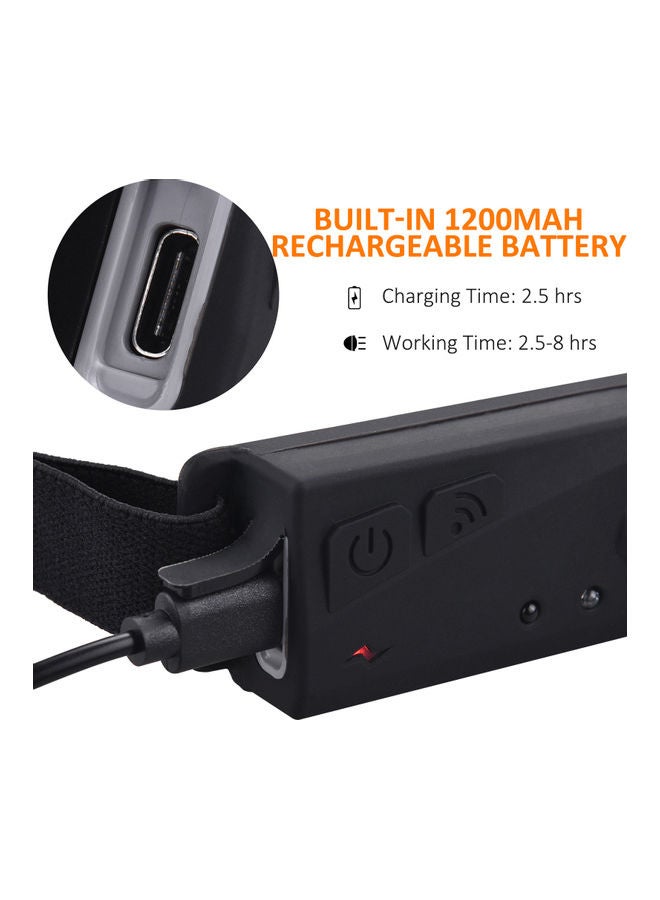 USB Rechargeable LED Headlight Belt - Image 4