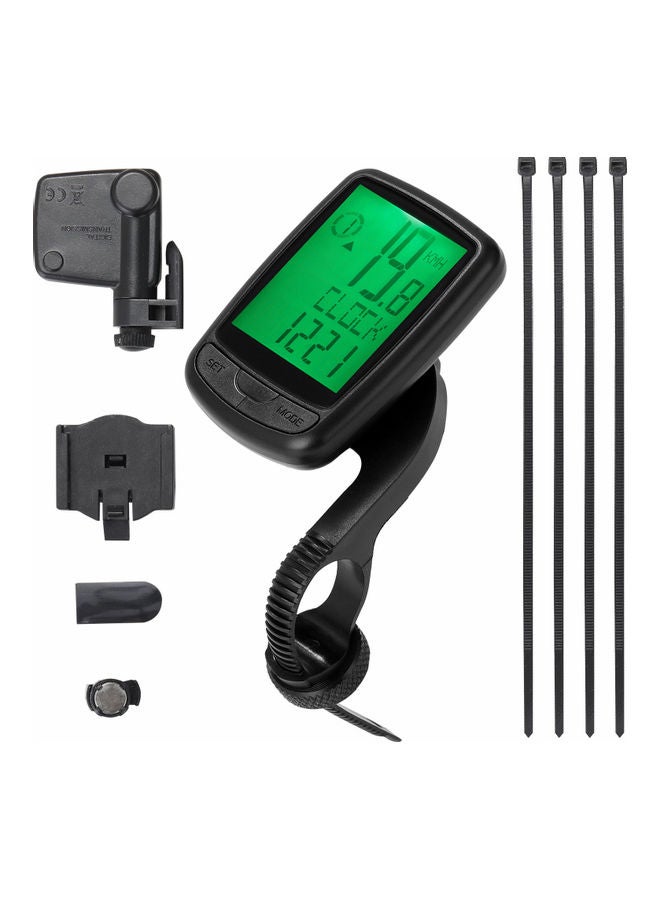 عداد سرعة لاسلكي للدراجة مزود بشاشة LCD - Image 1