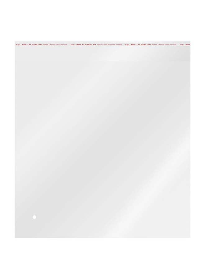 كيس ذاتي الإغلاق أبيض 35x10x10سم - Image 1