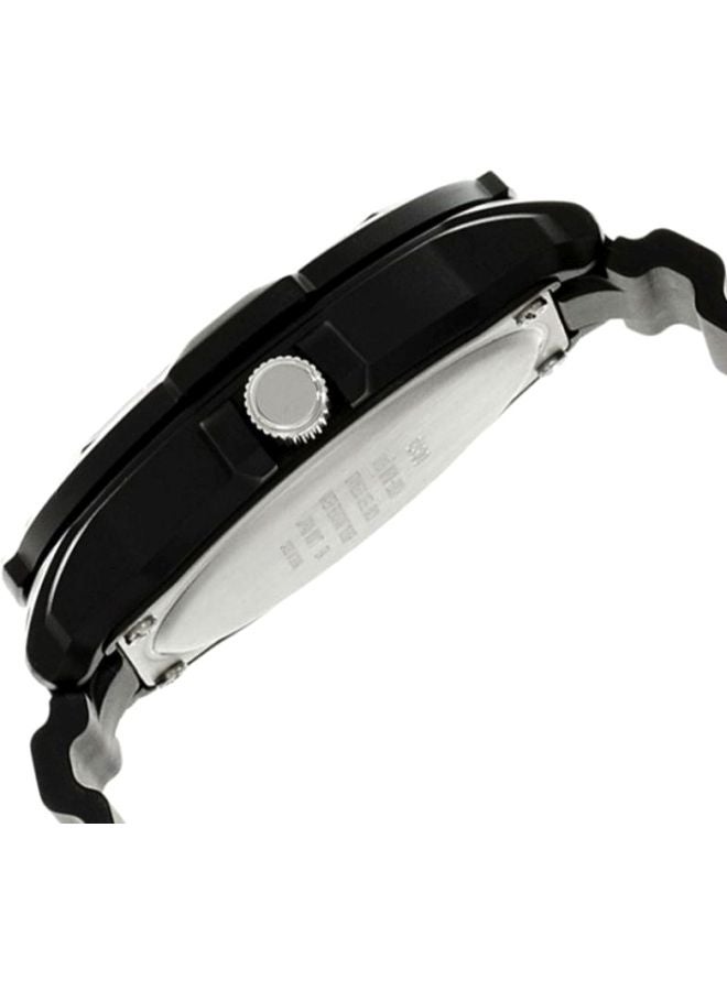 كاسيو ساعة يد إنتايسر كوارتز بعقارب طراز MRW-200H-4BVDF - قياس 42 مم - أسود للرجال - Image 3