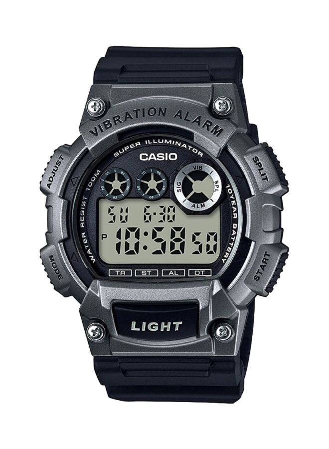 CASIO Boys' Resin Digital Quartz Watch W-735H-1A3VDF  - Image 1