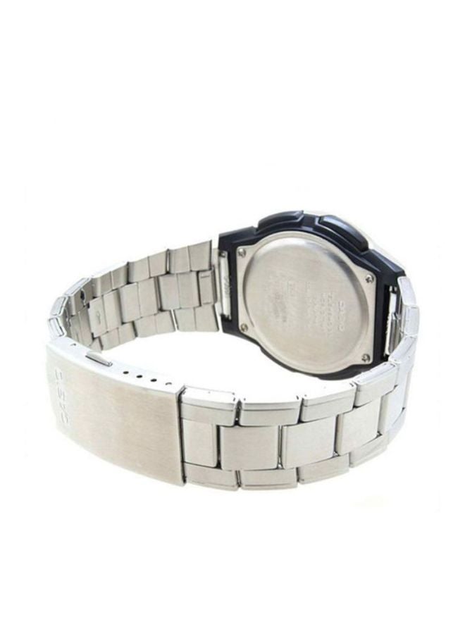 كاسيو ساعد يد بعقارب/ رقمية وسوار من الإستانلس ستيل طراز AW-80D-1A2 للرجال - Image 2