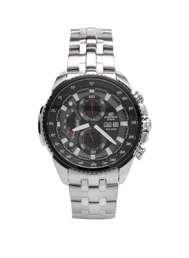 كاسيو ساعة يد إديفيس كرونوغراف طراز EF-558D-1AVDF - 51 مم - فضي للرجال - Image 1