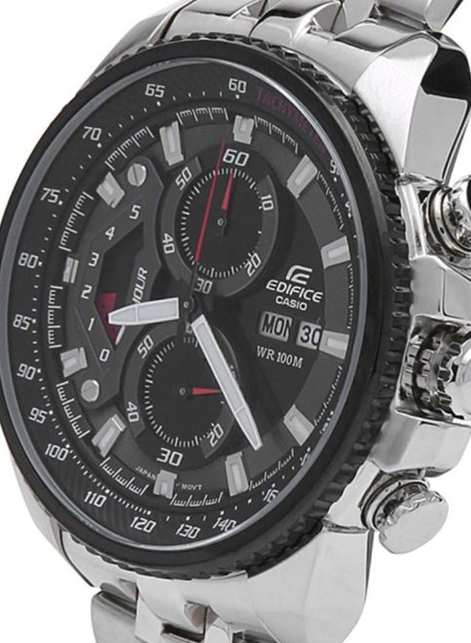 كاسيو ساعة يد إديفيس كرونوغراف طراز EF-558D-1AVDF - 51 مم - فضي للرجال - Image 4