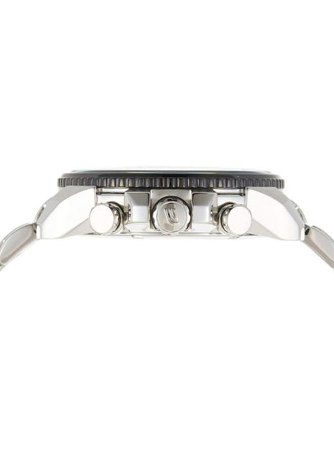 كاسيو ساعة يد إديفيس كرونوغراف طراز EF-558D-1AVDF - 51 مم - فضي للرجال - Image 3