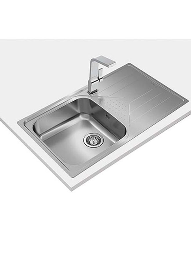 TEKA - Universe 50 T-Xp 1B 1D Plus Inset Reversible Stainless Steel 1 Bowl 1 Drainer Sink Stainless Steel 860x500x195mmmm - Image 1