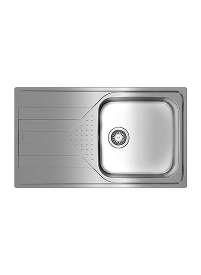 TEKA - Universe 50 T-Xp 1B 1D Plus Inset Reversible Stainless Steel 1 Bowl 1 Drainer Sink Stainless Steel 860x500x195mmmm - Image 1
