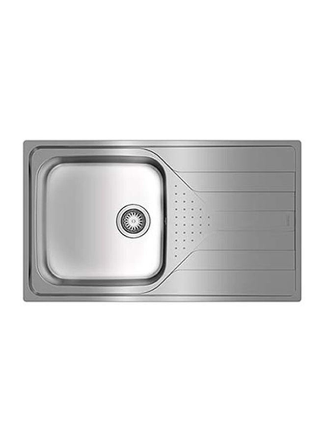 TEKA - Universe 50 T-Xp 1B 1D Plus Inset Reversible Stainless Steel 1 Bowl 1 Drainer Sink Stainless Steel 860x500x195mmmm - Image 1