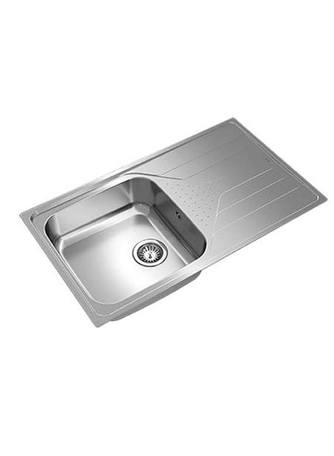 TEKA - Universe 50 T-Xp 1B 1D Plus Inset Reversible Stainless Steel 1 Bowl 1 Drainer Sink Stainless Steel 860x500x195mmmm - Image 1