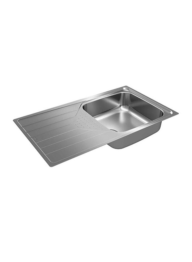 TEKA - Universe 50 T-Xp 1B 1D Plus Inset Reversible Stainless Steel 1 Bowl 1 Drainer Sink Stainless Steel 860x500x195mmmm - Image 1