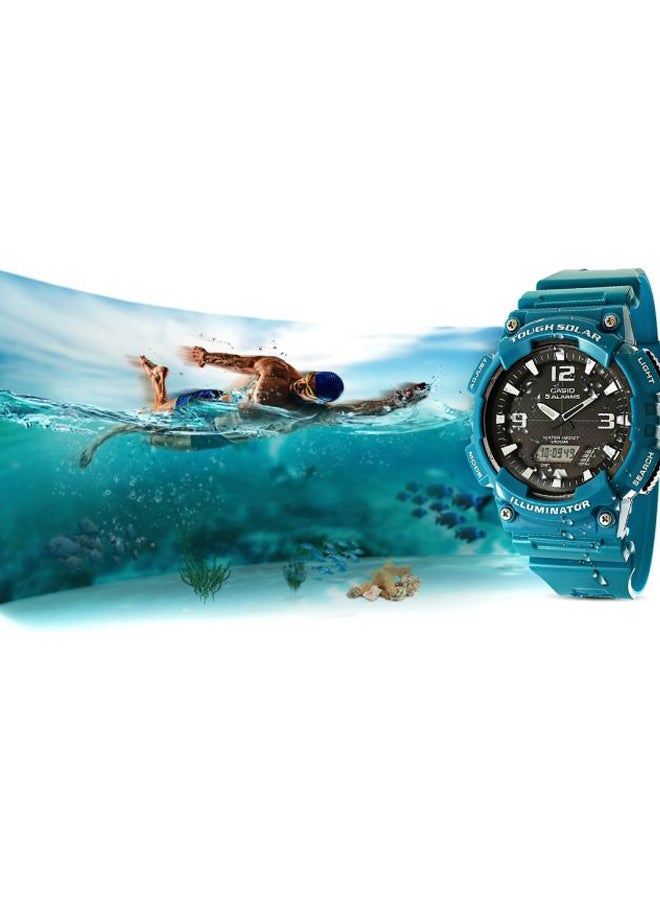 Men's Resin Analog & Digital Quartz Watch AQ-S810WC-3AVDF - 52 mm - Teal