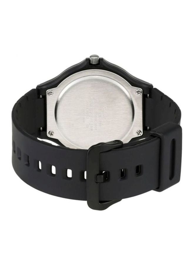 CASIO - Men's Resin Analog Quartz Watch MW-240-1BVDF - 44 mm - Black - Image 1