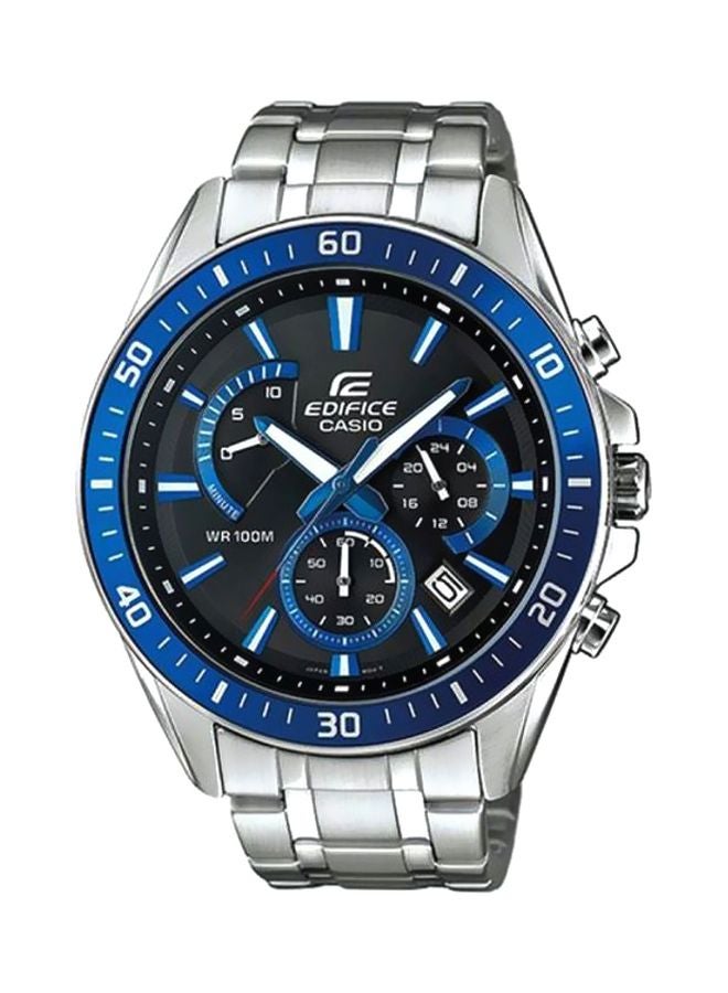 CASIO - Men's Edifice Chronograph Watch EFR-552D-1A2VUEF - 53 mm - Silver - Image 1
