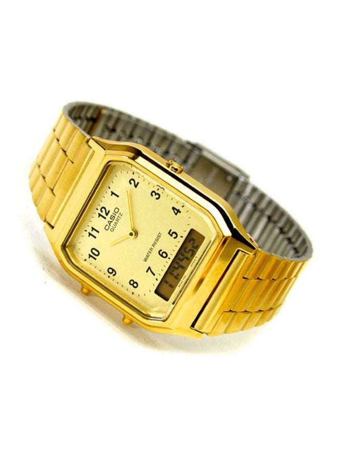 CASIO Men's Water Resistant Stainless Steel Analog + Digital Wrist Watch AQ-230GA-9BMQ  - Image 5