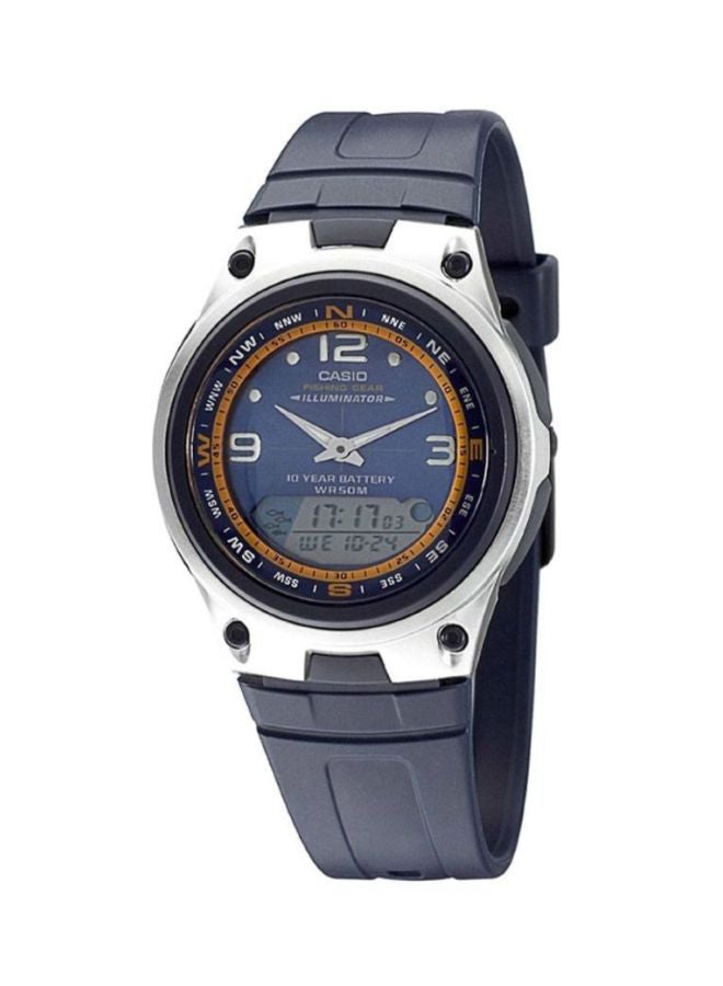 CASIO Men's Combination Quartz Analog & Digital Watch AW-82-2AVDF - 40 mm - Blue - Image 1