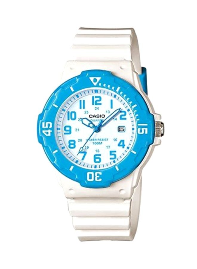 كاسيو ساعة يد بعقارب مقاومة للماء طراز LRW-200H-2B - مقاس 34 مم - لون أبيض للنساء - Image 1