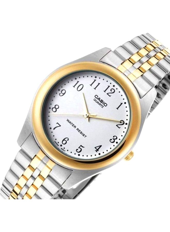 CASIO Women's Enticer Analog Watch LTP-1129G-7B - 32 mm - Silver/Gold  - Image 5