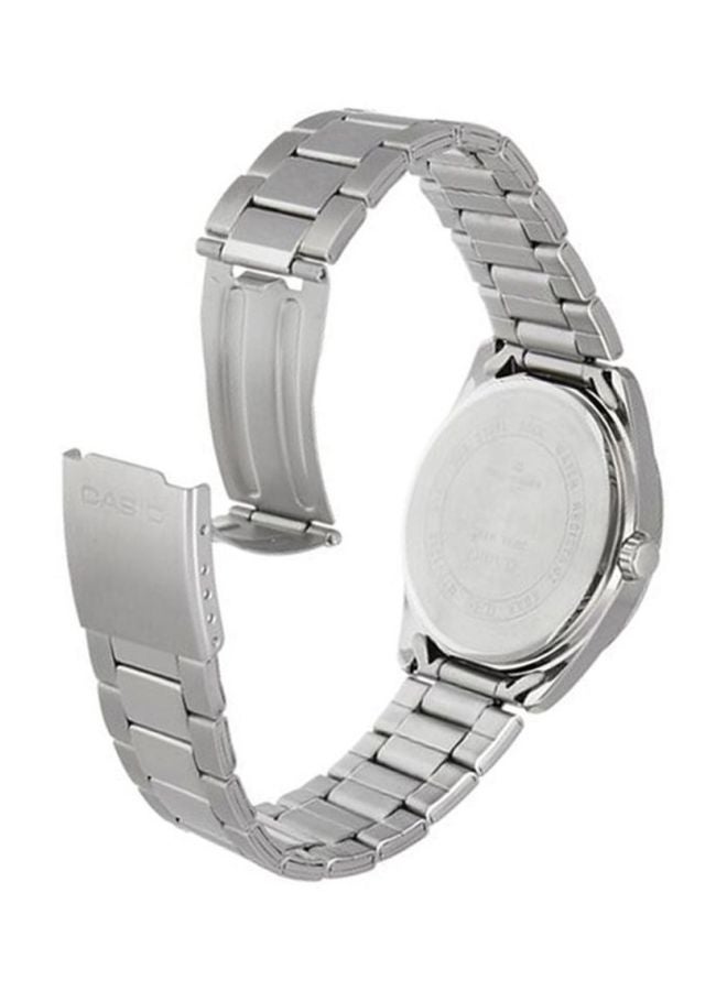 Men's Stainless Steel Analog Quartz Watch MTP-1302D-1A1VDF - 30 mm - Silver