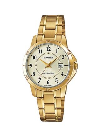 Women's Stainless Steel Quartz Analog Watch LTP-V004G-9BUDF - 30 mm - Gold - v1624437461/N11943137A_1