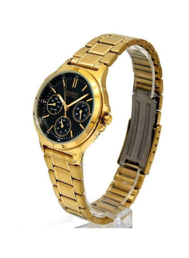 CASIO - Women's Stainless Steel Analog Watch LTP-V300G-1AUDF - 38 mm - Gold - Image 1
