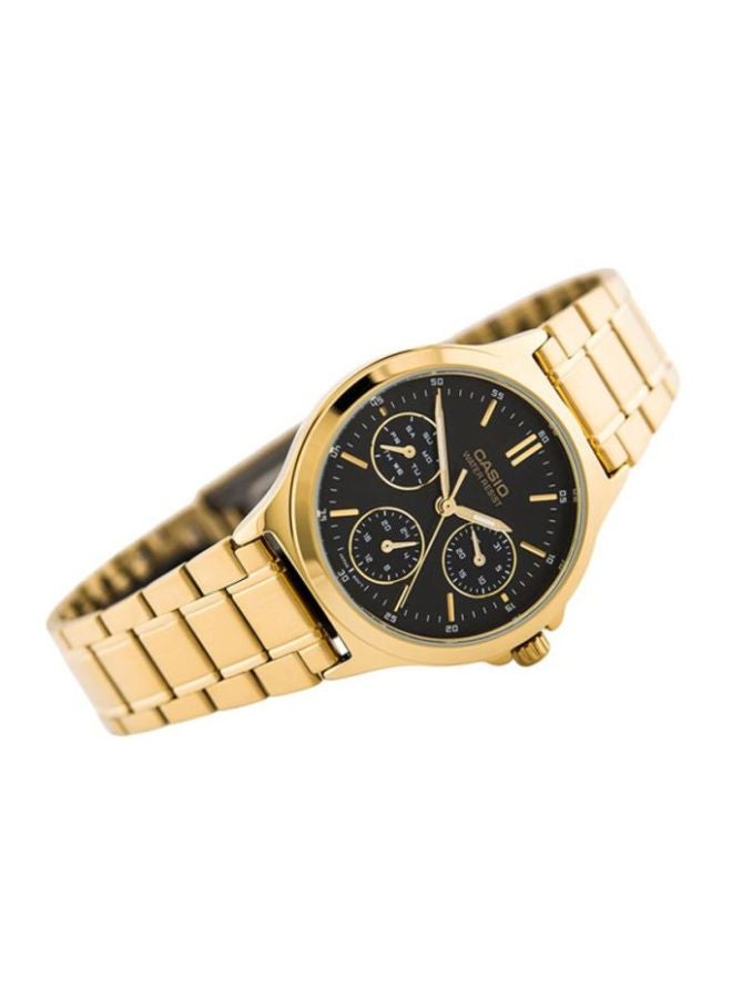 CASIO - Women's Stainless Steel Analog Watch LTP-V300G-1AUDF - 38 mm - Gold - Image 1