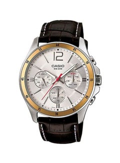 Men's Enticer Chronograph Watch MTP-1374L-7A - 44 mm - Brown