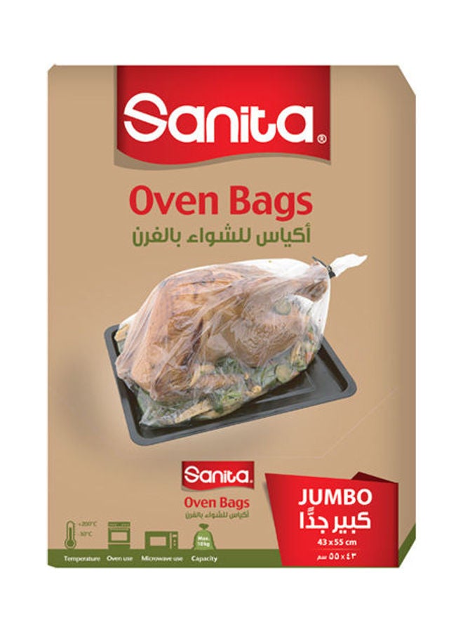 Sanita - Oven Bags Jumbo - 5 Bags 43x55cm - Image 1
