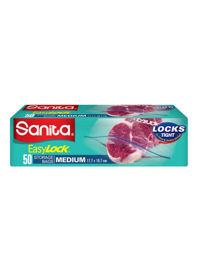 Sanita Easy Lock Medium 50 bags 17.7x 19.7cm - v1624438157/N48514249A_1