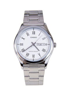 Men's Enticer Analog Watch MTP-V006D-7BUDF - 45 mm - Silver