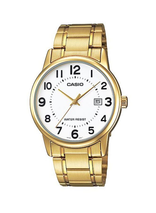 CASIO Men's Stainless Steel Analog Watch MTP-V002G-7B2UDF - 44 mm - Gold - Image 1