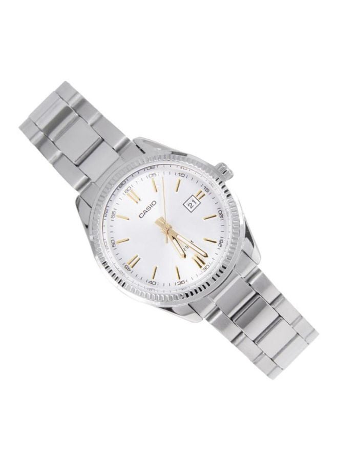 كاسيو ساعة يد بعقارب وسوار من الإستانلس ستيل طراز LTP-1302D-7A2DF للرجال - Image 5